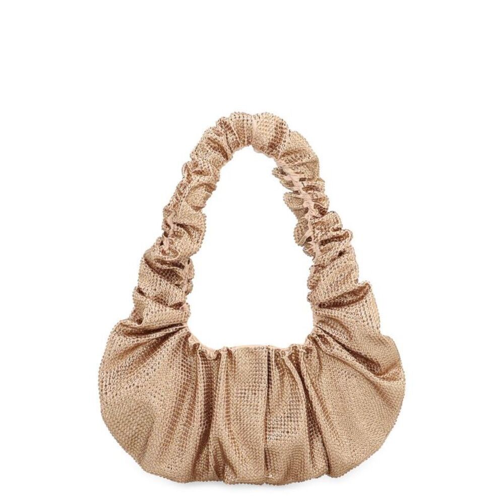 GIUSEPPE DI MORABITO Embellished Ruched Handbag Women GOLD Handbags